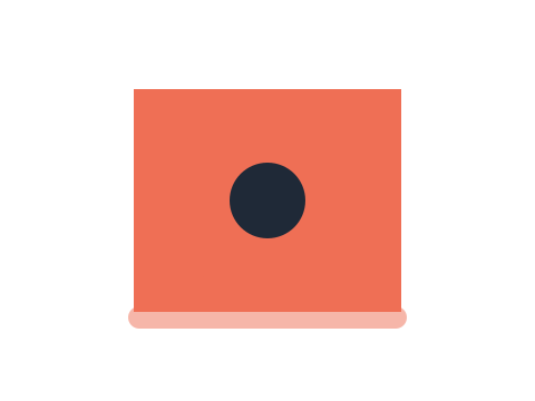 Original Raster icon changing from coral to teal while the dark detail stays unchanged